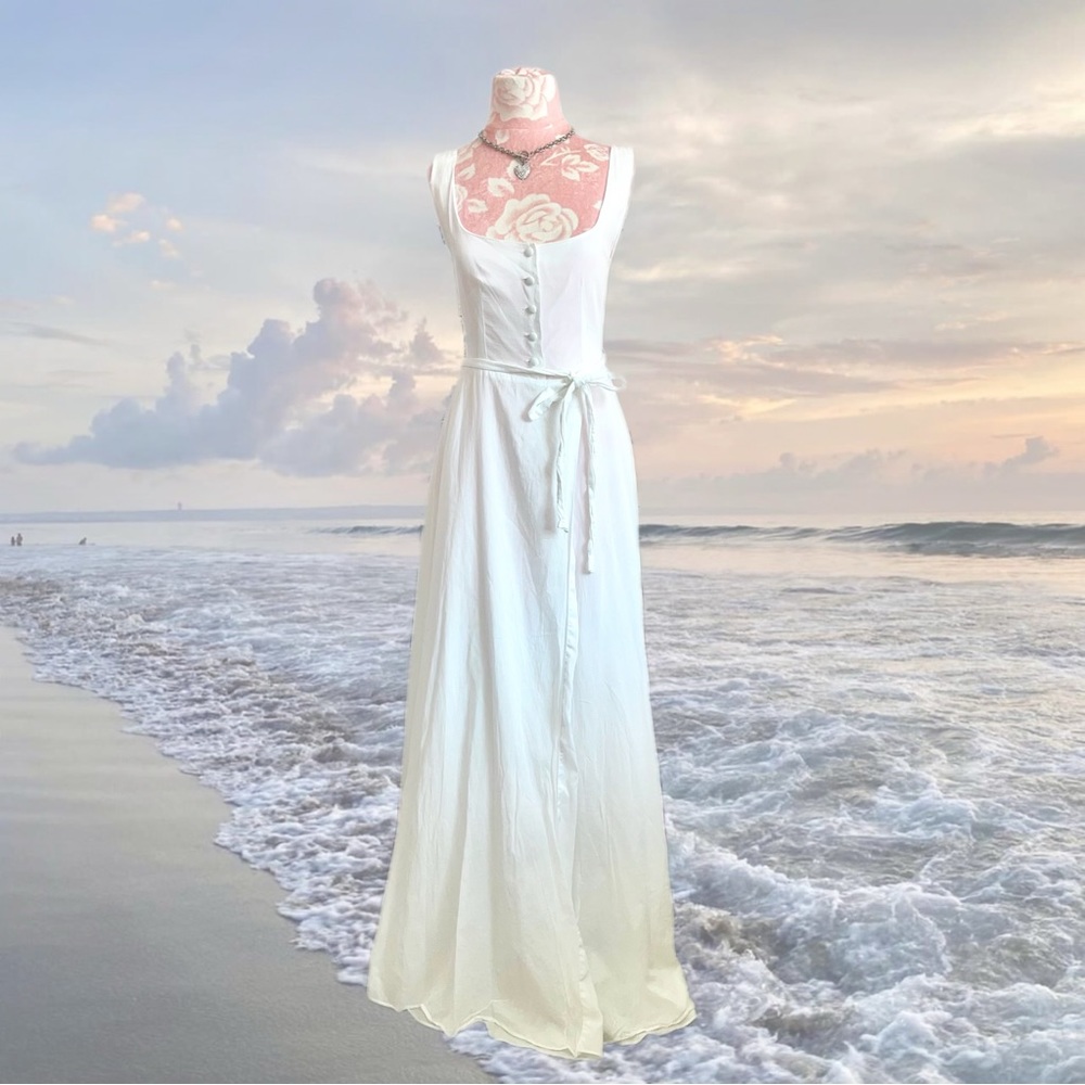 *SOLD* The Rosemilk Girsoli white Maxi dress. Wedding . bachelorette / INT.CHECK